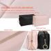 2-Piece PU Travel Makeup Storage Bag - Waterproof Organizer for Women Men & Kids - Pink & Black Cosmetic Bags - Buy Online on GoSupps.com