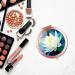 iampanda Compact Rose Gold Pocket Makeup Mirror with 2X Magnifying - Beautiful Lotus Flower Design - Buy Online on GoSupps.com