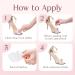 Metatarsal Pads for Women - All-Day Comfort & Pain Relief | 2 Pairs Clear Ball of Foot Cushions & Heel Inserts - Buy Online on GoSupps.com