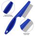 Premium Tiesome Pet Hair Grooming Kit - 2-in-1 Stainless Steel Double-Sided Comb & Massage Comb | Multi-functional Trunk for Dogs | Blue - Buy Online on GoSupps.com