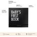 Design Letter Baby's First Book (Black) - Capture Milestones & Memories | Nordic Design 25x25cm - Buy Online on GoSupps.com