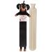 Extra Long Hot Water Bottle Super Soft Novelty Plush Cover Natural Rubber 2L Capacity 72cm Long Perfect for Pain Relief on Aches or Injuries (Sausage Dog) Sausage Dog - Black