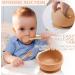 6pcs Baby Weaning Set with Suction Plate, Straw Cup, Bowl & Spoon | BPA-Free Silicone Feeding Set for Toddlers with Kid Cloud Placemat - Khaki - Buy Online on GoSupps.com