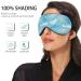 Sleep Mask Light Blocking Lobster Silhouettes - Soft Adjustable Eye Mask for Travel & Naps | Doodle Style Blindfold for Men & Women - Buy Online on GoSupps.com