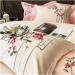 Precision Brocade Egyptian Cotton Luxury Chinese Style Flower Embroidery Bedding Set Silky Duvet Cover Bed Sheet Pillowcase Soft (B 4Pcs) - Buy Online on GoSupps.com