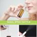 Omevett 6 Pcs Nasal Spray Bottle 30ML Empty Amber Glass Nasal Spray Bottles Refillable Fine Mist Sprayers Portable Nasal Spray Bottles Container with 6 Pcs Funnels and Labels for Saline Essential Oils - Buy Online on GoSupps.com