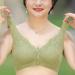 LoRier Comfortable Snap Lace Bras - Everyday Wireless Cotton Comfort Bras for Women & Girls | Full Coverage L Green - Buy Online on GoSupps.com