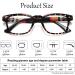 Unisex Blue Light Blocking Reading Glasses - HD Glare-Free Square Frame +1.0 to +3.0 - Fashionable Computer Readers in Black - Buy Online on GoSupps.com