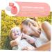 Beavorty 6-Piece Baby Powder Puff Set with Storage Bottle | Travel-Friendly Kit for Newborns | Loose Powder Sponge Container | Pink, 10x7CM - Buy Online on GoSupps.com