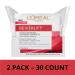 L'Or al Paris Revitalift Makeup Removing Towelettes with Vitamin E 30 ct - Pack of 2 - Buy Online on GoSupps.com
