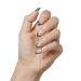 Buy KISS imPRESS No Glue Mani Press-On Nails | Premium Visions Green Almond Shape Medium Size - 30 Nails + Prep Pad & More - Buy Online on GoSupps.com