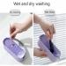 Buy Silicone Makeup Brush Cleaning Box - Wash & Dry Without Damage | Best Tool for Powder Puff & Brush Care - Buy Online on GoSupps.com