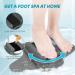 BESKAR Shower Foot Scrubber with Pumice Stone - Exfoliate, Clean, and Massage Feet Without Bending | Non-Slip, Callus & Dead Skin Remover - Buy Online on GoSupps.com