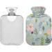 Buy Naanle Vintage Flowers Heat Bottle - 2L Transparent Warm Water Bottle for Pain Relief & Cold Therapy | Ideal Bed Hand & Feet Warmer - International Shipping Available - Buy Online on GoSupps.com