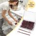 200 Hairpins & 100 Hair Ties - Premium Updo Accessories for Women & Kids | Brown Bobby Pins & Wedding Clamps - Global Shipping Available - Buy Online on GoSupps.com