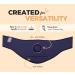 SIIL Stoma Belt | Blue Ostomy Bathing Belt for Men | Comfortable Stoma Support & Bandage - Buy Online on GoSupps.com