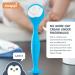 Ergo Brush Diaper Cream Applicator | Medical-Grade Silicone Baby Bum Brush - Keep Hands Clean (Cardinal Red - Buy Online on GoSupps.com