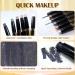 DAGEDA Eyeshadow Stick Dual End Shimmer Eyeshadow Stick Pearl Eyeshadow Pencil Crayon Waterproof Long-lasting Glitter Eye Shadow Cream Stick with Soft Brush for Eye Makeup (12# Smoky Gray-black) - Buy Online on GoSupps.com
