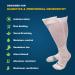 Nerve Spa Men's Diabetic Knee-High Socks - Extra Wide & Breathable (Large, 2 Pairs) - Buy Online on GoSupps.com