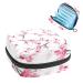 GIAPB Period Bag Sanitary Napkin Storage Bag Period Pouch Travel Makeup Bag Spring Pink Peach Blossom Color5029