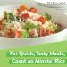 Minute White Rice 72-Ounce Box - Instant Rice for Quick Dinner Meals - Buy Online on GoSupps.com