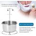 Fybida Stainless Steel Shaving Brush Holder & Soap Dish - Premium Quality for Ultimate Grooming - Buy Online on GoSupps.com