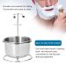 Premium Men's Shaving Set: Stainless Steel Bowl Razor & Brush Holder - Perfect Gift for Friends Husbands & Fathers - Buy Online on GoSupps.com