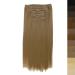 Natural Brown Clip In Hair Extensions 50cm - 7 Piece Complete Set for Effortless Volume & Length - Buy Online on GoSupps.com