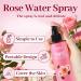  ASYBO Rosewater Spray 180ml 100% Pure Natural Damask Rose Spray for Face Body and Hair Facial Toner Soothing Rose Water Moisturizing Absorbs Quickly - Buy Online on GoSupps.com