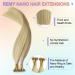 KOCONI 16 Inch Nano Ring Hair Extensions Real Human Hair Double Drawn Nano Beads Human Hair Extensions Nano Tip Hair Extensions Nano Rings Human Hair 50g 1g/Strand Ash Blonde With Light Blonde #P16/24 16 inch P16/24 - Buy Online on GoSupps.com