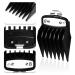 Wahl Professional Hair Clipper Guards Guides 10 Pcs #3170-400- 1/8 to 1 - Black-10 pcs - Fits All Clippers - Buy Online on GoSupps.com