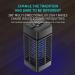 SEFAX Mosquito Killer Lamp - Home Electric Shock Mosquito Killer with Hook for Indoor & Outdoor - Buy Online on GoSupps.com
