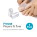 NatraCure Gel Toe Cap & Finger Protector 6 Pack - Small/Medium | Corns, Blisters, Hammer Toes, Ingrown Nails Relief - Buy Online on GoSupps.com
