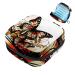 Butterflies Flowers Women Binding Storage Pocket Menstruation Pad Bag Portable menstruation cup pocket with zipper for teenagers girls women women