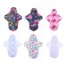 Minkissy 6 pieces women bandage cloth menstrual pads women menstrual pads repairable menstrual tapes reusable menstrual pads creative pad fleece mesh surface accessories older