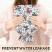 Naanle Leopard Butterflies Heat Bottle with Cover - 1L Transparent Hot Water Bottle for Bed Hand & Feet Warmer Pain Relief & Cold Therapy - Buy Online on GoSupps.com