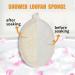 Zenidoo Natural Loofah Exfoliating Body Scrubber - Eco-Friendly Luffa Pads for Shower, Men and Women - Large Size, 2 Pack - Buy Online on GoSupps.com