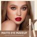 DAGEDA 8 Colors Matte Eyeshadow Set - Creamy, High Pigmented Velvety Eye Shadow Primer - Long Lasting Waterproof Makeup (Color A) - Buy Online on GoSupps.com