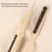 Of Tail And Bristles Natural Bamboo Small Hair Brush For Styling Hair Brush Fine Hair Tail Combs Curler for Detangling Defining and Separating - Buy Online on GoSupps.com