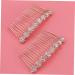 DOITOOL Comb Hair Clip Hair Pin Hair Barrettes Rhinestone Bobby Pins Accessories Alloy Bride - Buy Online on GoSupps.com