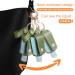 Small Reusable Hand Sanitizer Holder with Flip Cap - 30ml/1oz Travel Size Bottle for Soap, Shampoo, Lotion - Refillable Keychain Containers (2 Black) - Buy Online on GoSupps.com