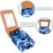Leather Lipstick Case & Organizer with Mirror - Mini Blue Camouflage Lip Gloss Holder - Buy Online on GoSupps.com