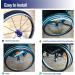 Wheelchair Handrim Covers 24Inch Silicone Wheelchair Push Rim Covers Non-Slip Wear-Resistant Wheelchair Push Rim Covers (Color : 001 Size : 24in) 24in 001 - Buy Online on GoSupps.com