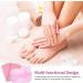 JECOMPRIS Moisturizing Gloves and Fingerless Socks Set Pink Gel Spa for Soften Repairing Dry Cracked Hands Feet Skin Care with Essential Oils lotions - Buy Online on GoSupps.com