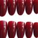 PERZOE Artificial Manicure Tips Fashion Wearable False Nail Patch with Glue Manicure Accessories Wine Red - Buy Online on GoSupps.com