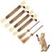 Tao pipe 6 pieces of catnip sticks Matatabi Kaustricks Interactive cat toys cats chewing wood silver vine sticks for cat dental care and bad breath safe cat sticks kausticks set