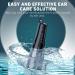 Electric Ear Wax Removal Tool Kit - USB Rechargeable Irrigation Flushing System with 3 Pressure Settings IPX7 Waterproof Ear Cleaner for Adults - Buy Online on GoSupps.com
