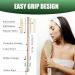 43cm Long Wood Double-sided Back Scrubber with Soft and Stiff Bristles - Buy Online on GoSupps.com
