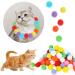 Interactive Cat Toys Fuzzy Ball Shooter for Cats Launcher Plush Ball Shooting Gun with 50pcs Soft Cat Pom Pom Balls 3 Cat Bouncy Balls Cat Fetch Toys for Cats Kitten Exercise Training Playing Toys - Buy Online on GoSupps.com