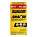 Anacin Aspirin/Caffeine Pain Reliever Aid | Fast Pain Relief | 300 Tablets